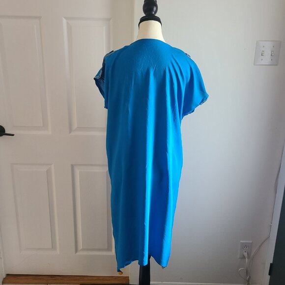 Blue/Colorful tunic caftan - Picture 2 of 2